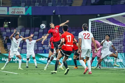 اعتراض الشناوي ودعاء حسام حسن.. لقطات من مباراة منتخب مصر وكاب فيردي (صور)